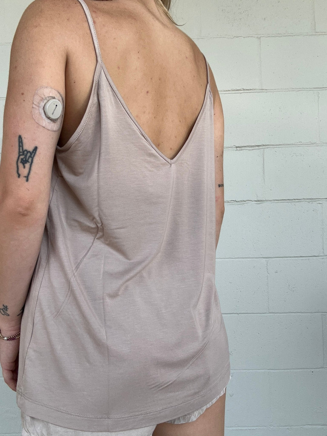 Taupe Modal Cami - Jaffi's