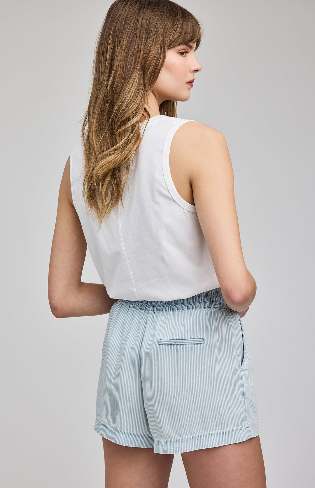 Tessa Short - Blue Stripe - Jaffi's