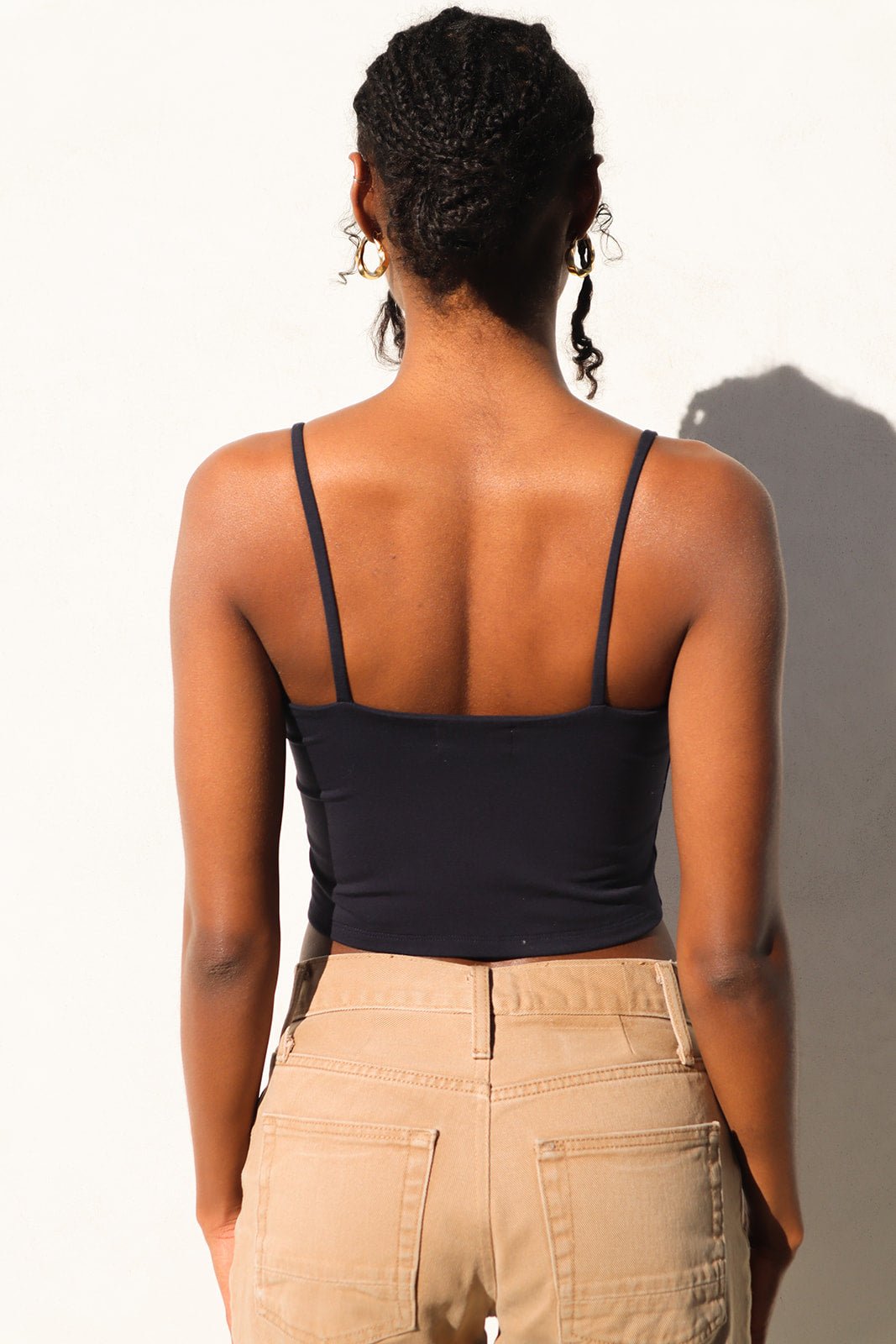 The Kyla - Double Layer Crop Tank - Jaffi's