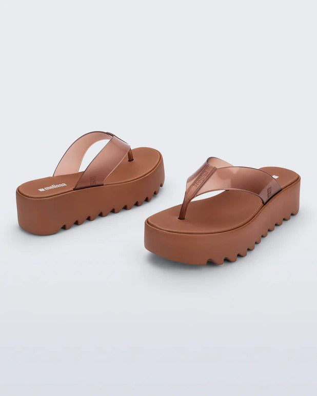 Thong Platform Flip Flop - Brown