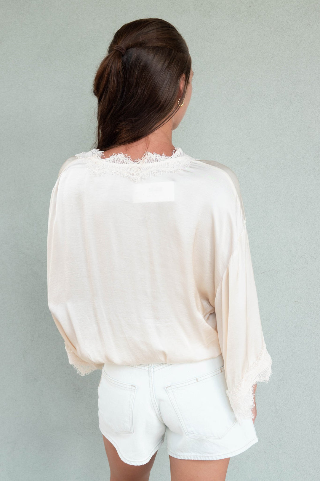 Tia Lace Top - Chalk - Jaffi&