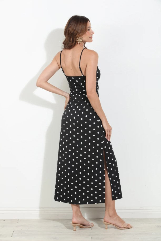 Front Tie Midi Dress - Lolita
