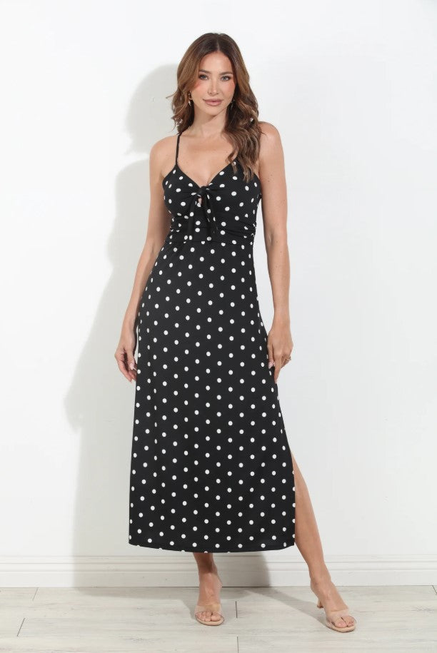 Front Tie Midi Dress - Lolita