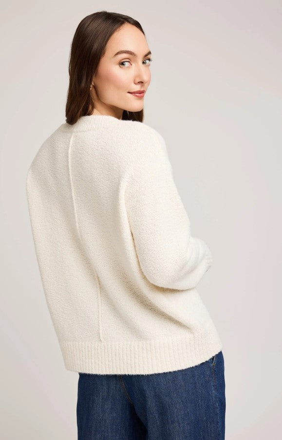 Tilda V Neck Sweater - Cream
