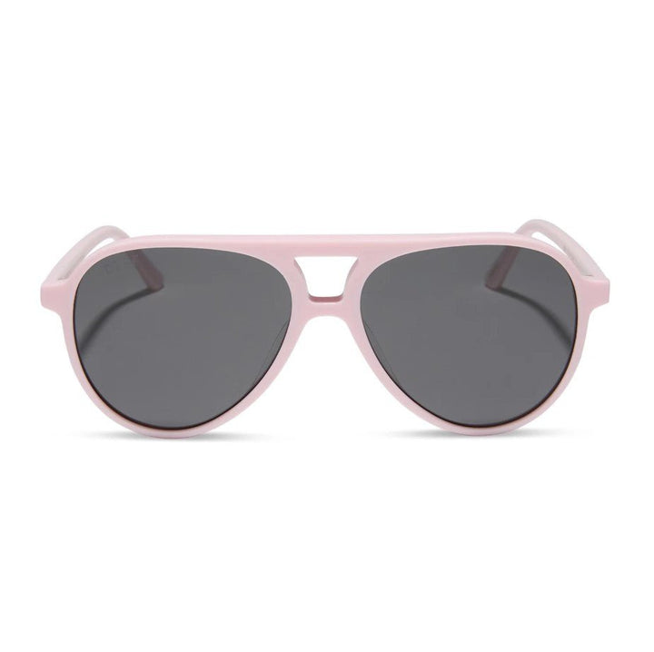 Tosca II Sunglasses - Powder Pink + Grey - Jaffi's