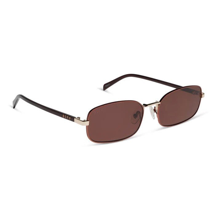 Trinity Sunglasses - Brown Gold + Brown - Jaffi&