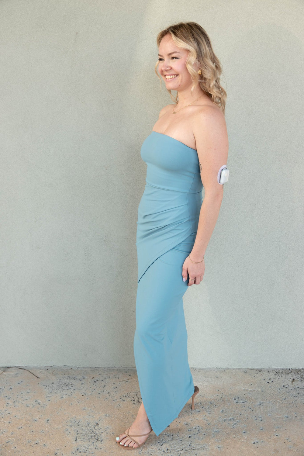 Tube Overlay Dress - Adriatic - Jaffi's