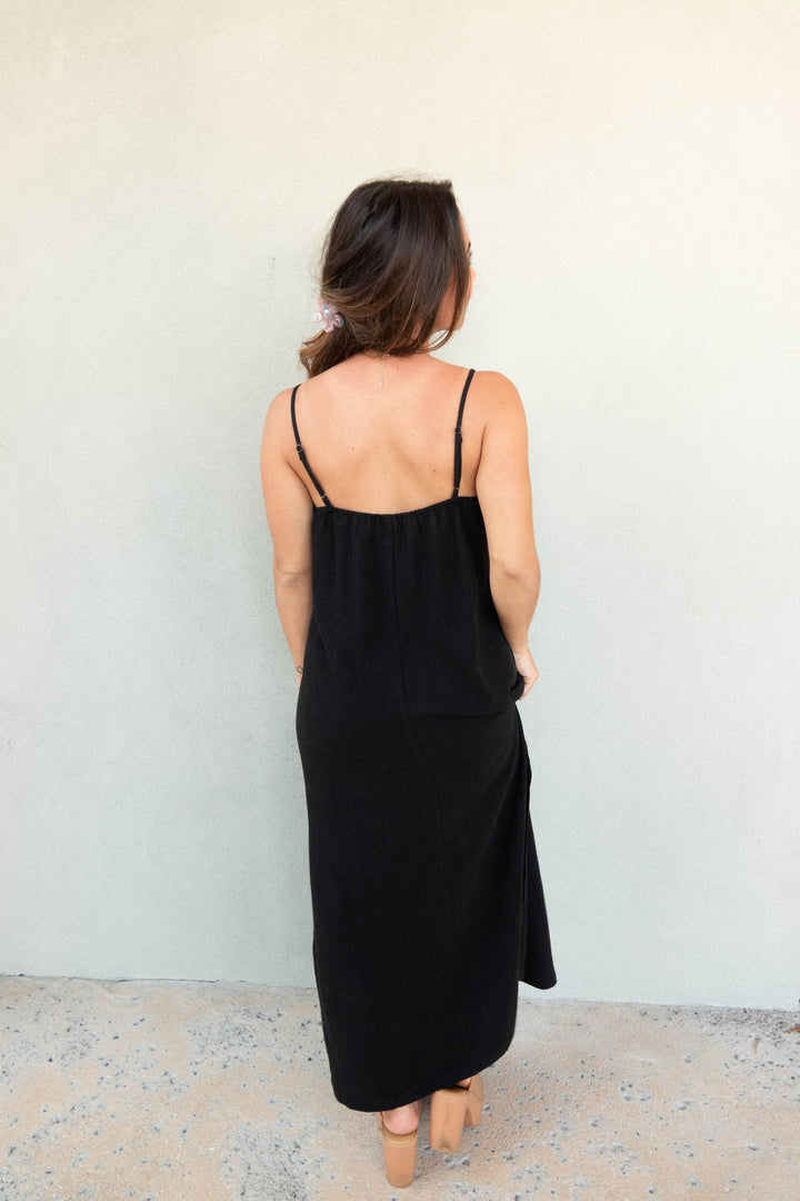 Twyla Maxi Dress - Black - Jaffi's