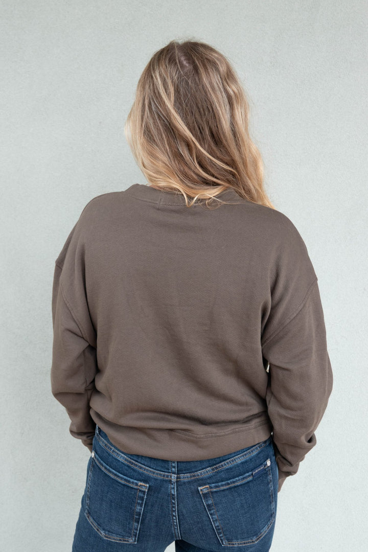 Tyler Pullover Sweatshirt - Dark Olive - Jaffi&