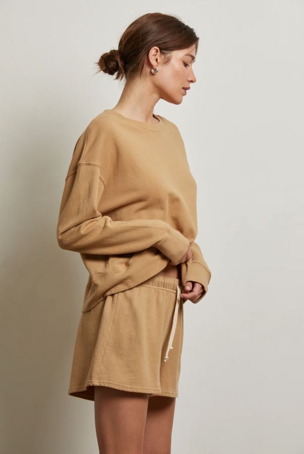 Tyler Pullover Sweatshirt - Suede - Jaffi's