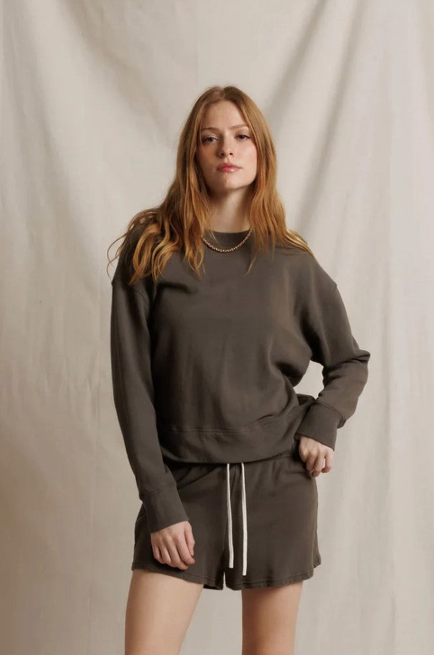 Tyler Pullover Sweatshirt - Dark Olive