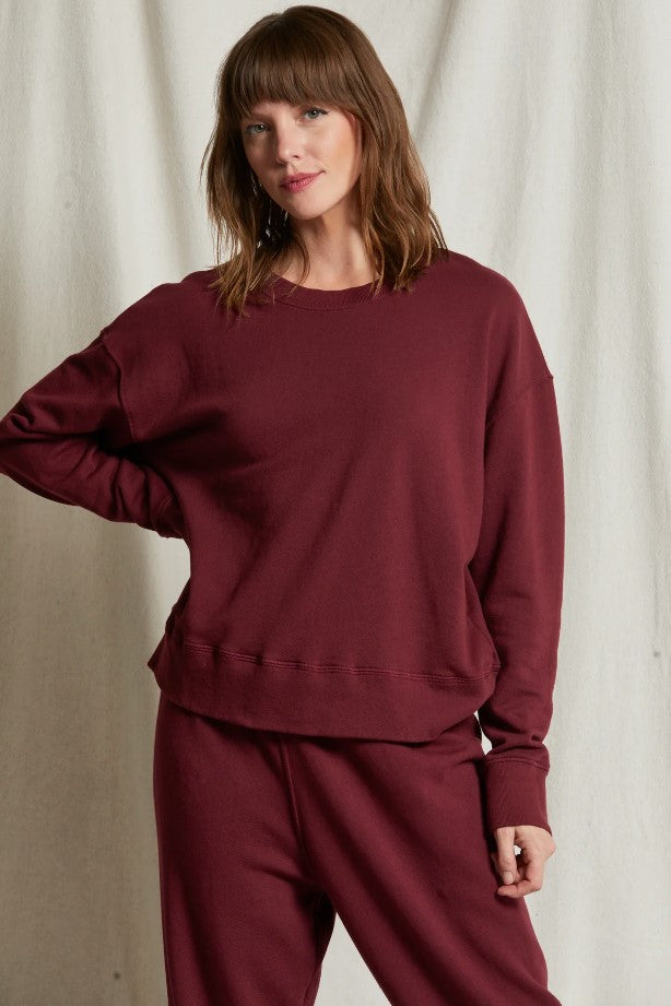 Tyler Pullover Sweatshirt - Cranberry