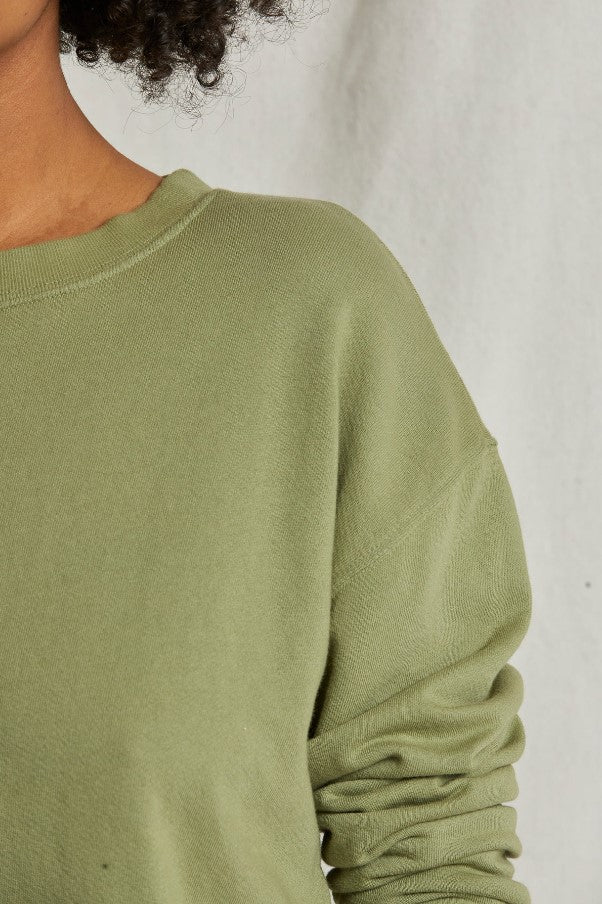 Tyler Pullover Sweatshirt - Oil Green