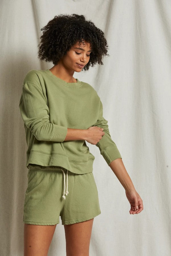 Tyler Pullover Sweatshirt - Oil Green