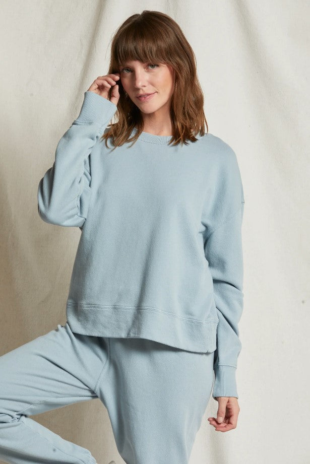 Tyler Pullover Sweatshirt - Mountain Blue