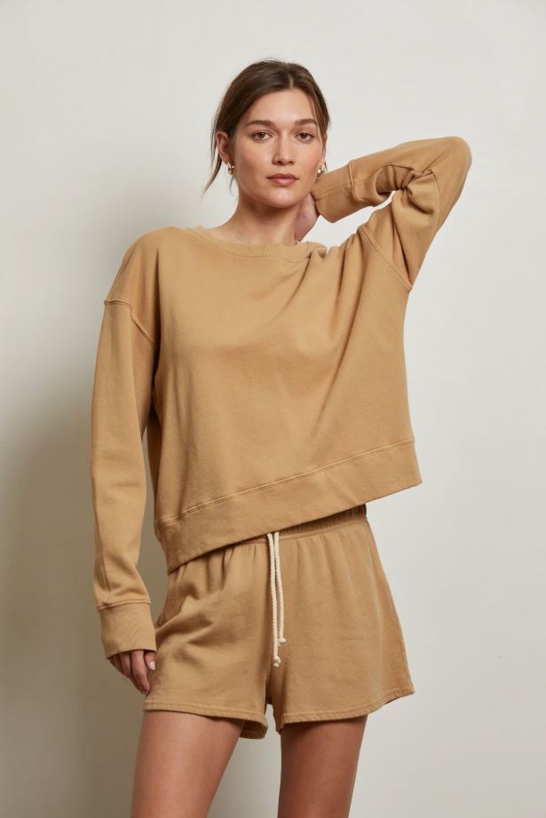 Tyler Pullover Sweatshirt - Suede