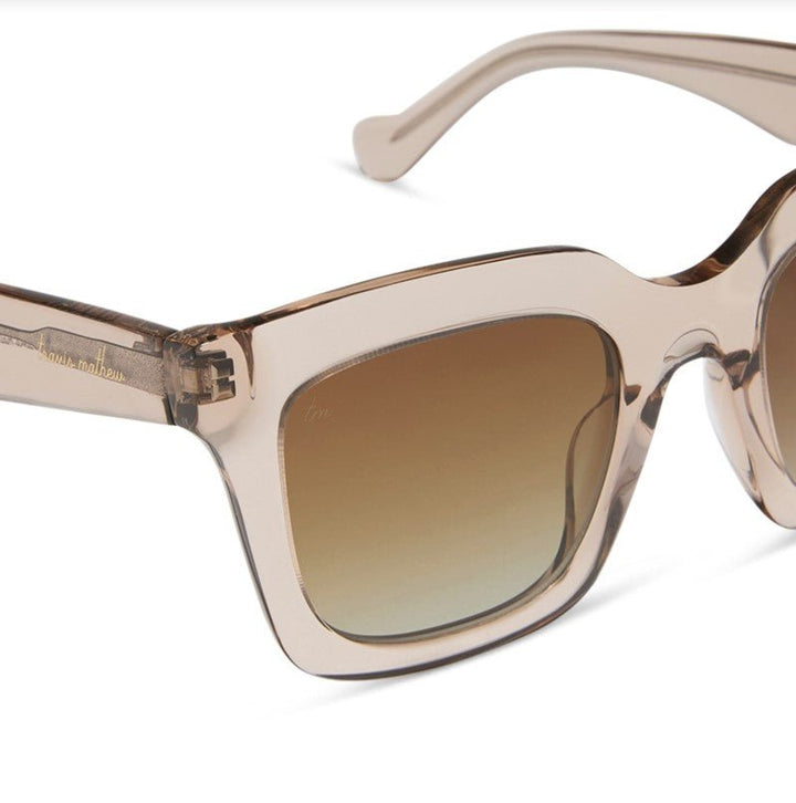 Valencia Sunglasses - Soft Taupe Crystal + Brown Polarized - Jaffi&