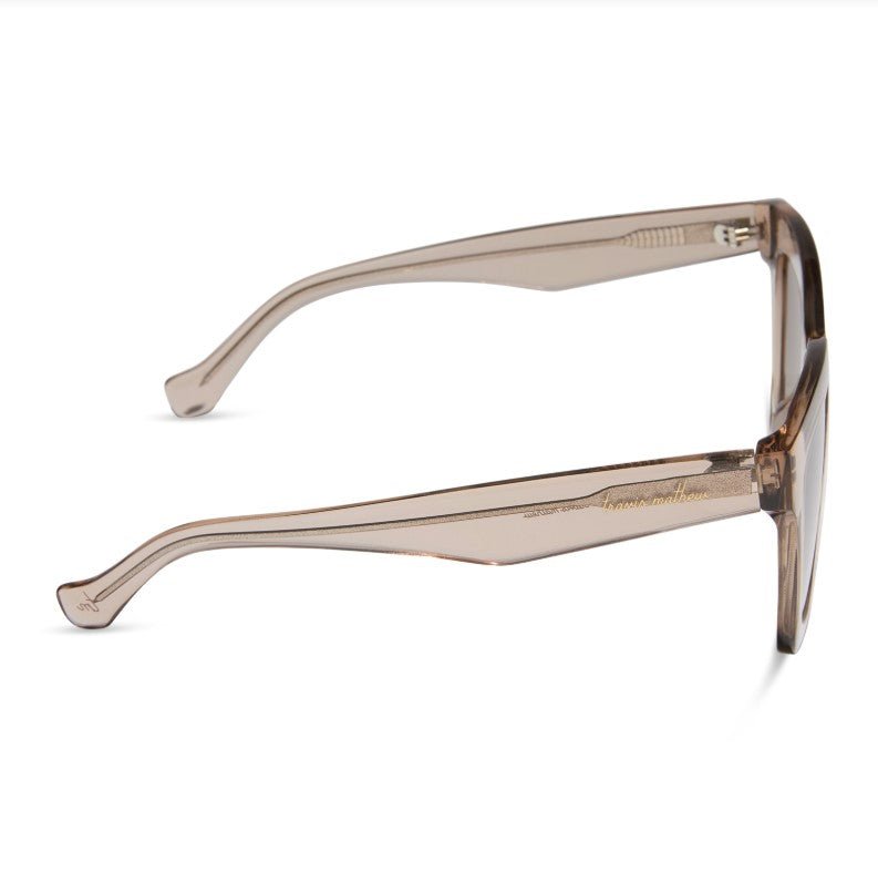 Valencia Sunglasses - Soft Taupe Crystal + Brown Polarized - Jaffi&