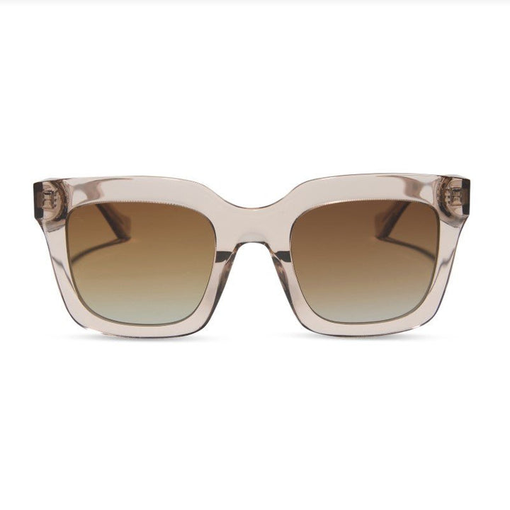 Valencia Sunglasses - Soft Taupe Crystal + Brown Polarized - Jaffi&