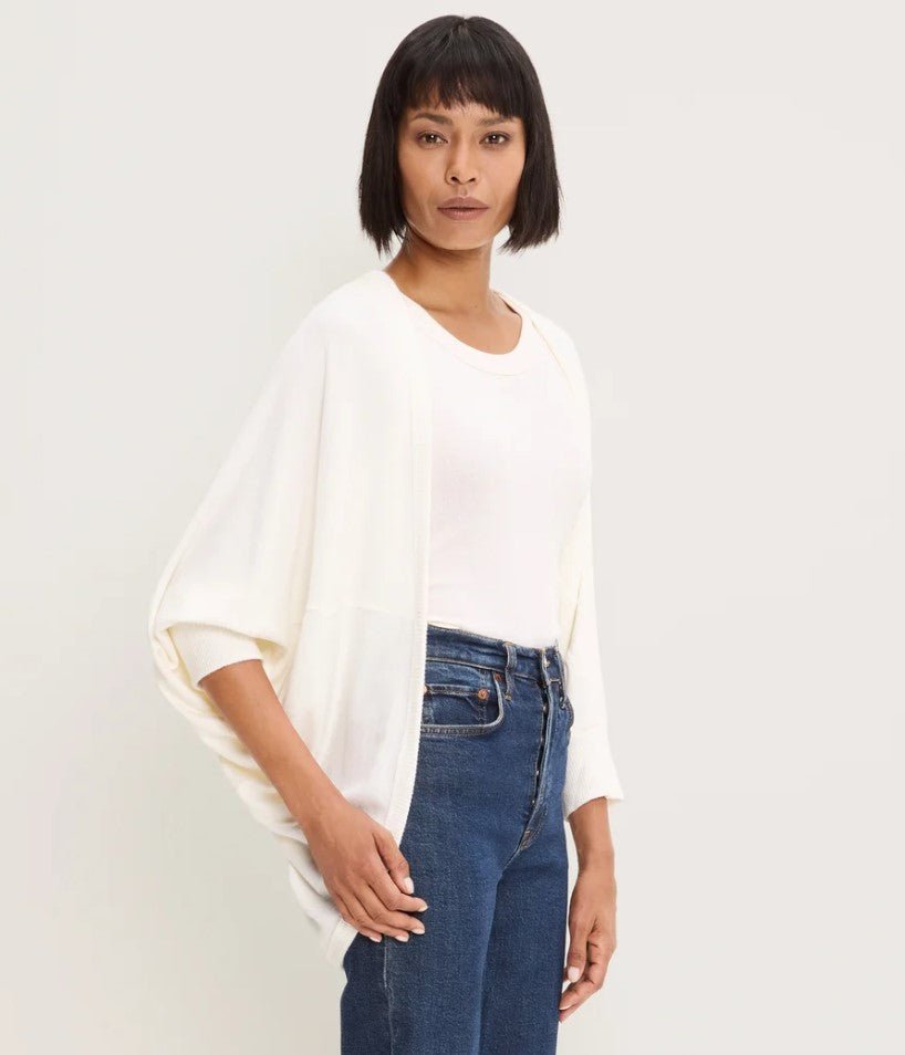 Vera Cocoon Cardigan - Coconut Milk - Jaffi&