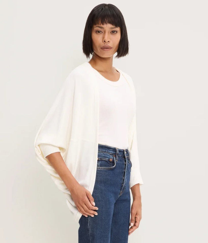 Vera Cocoon Cardigan - Coconut Milk - Jaffi&
