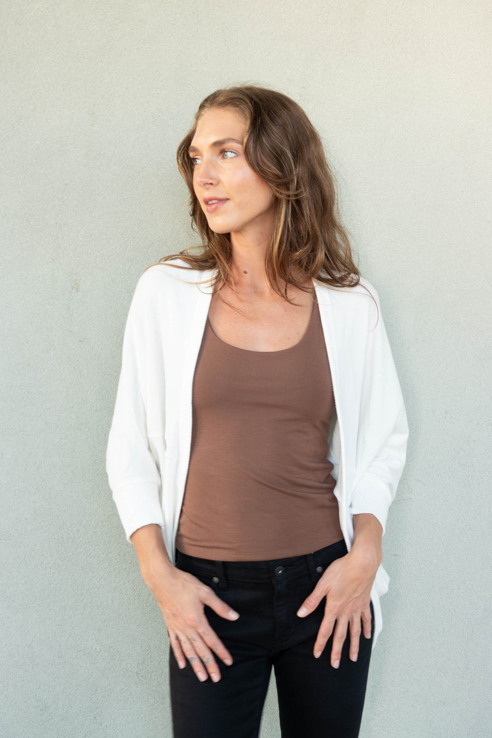 Vera Cocoon Cardigan - Coconut Milk - Jaffi's