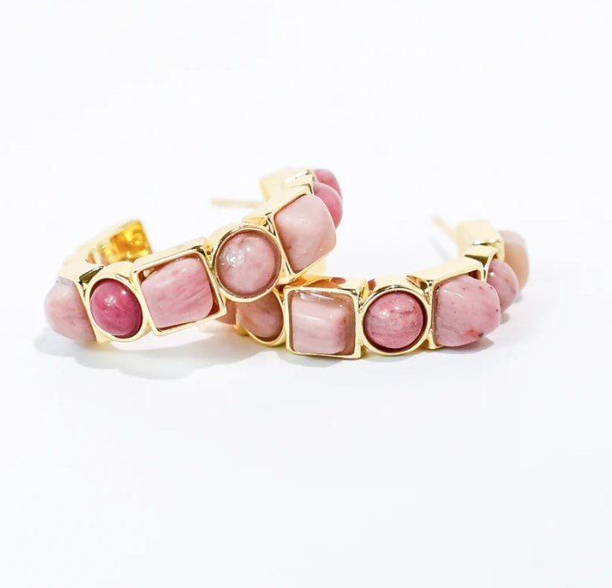 Violet Luxe Hoops - Jaffi's
