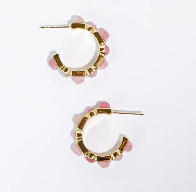 Violet Luxe Hoops - Jaffi's
