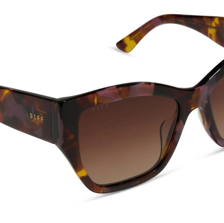 Vivienne Sunglasses - Torino Tortoise + Brown Gradient