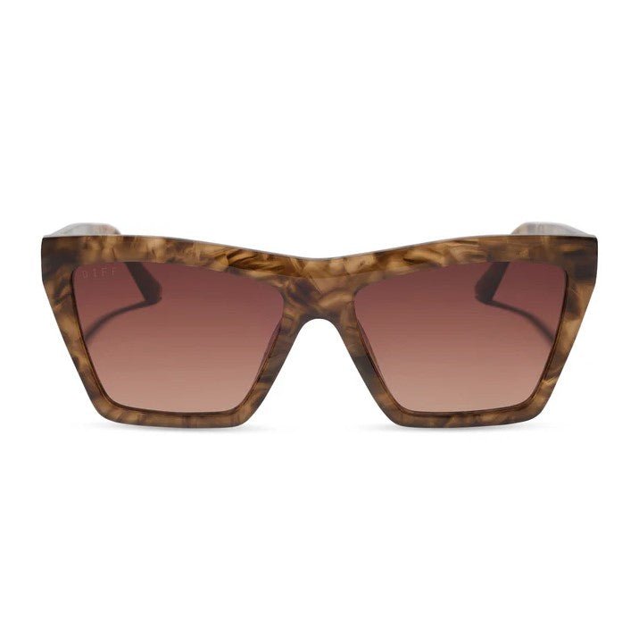 Vivi Sunglasses - Black Walnut Tortoise + Brown Gradient - Jaffi's