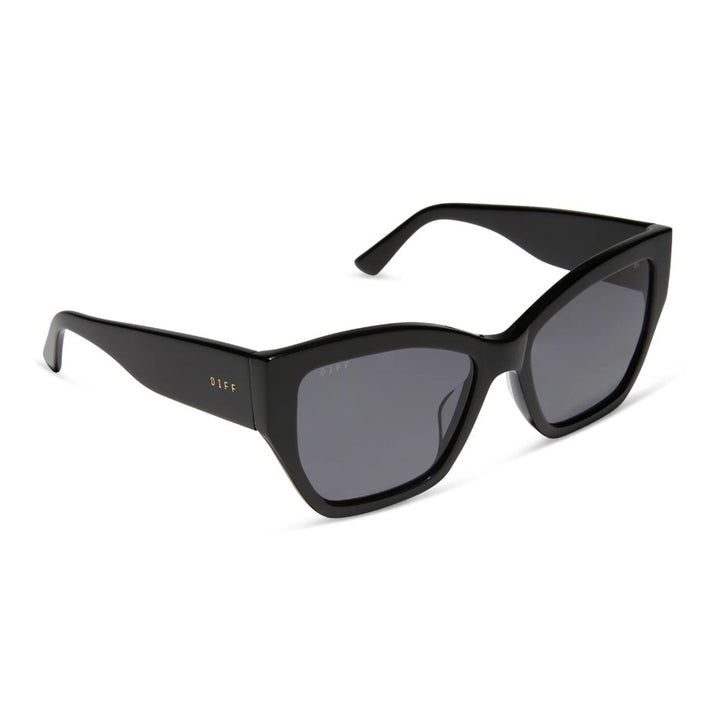 Vivienne Sunglasses - Black + Grey Polarized