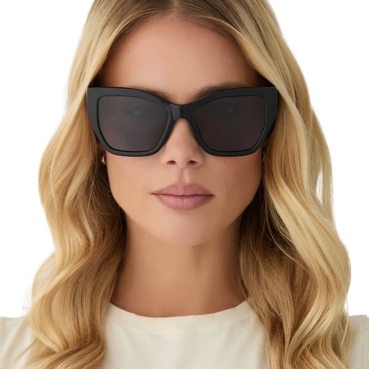 Vivienne Sunglasses - Black + Grey Polarized