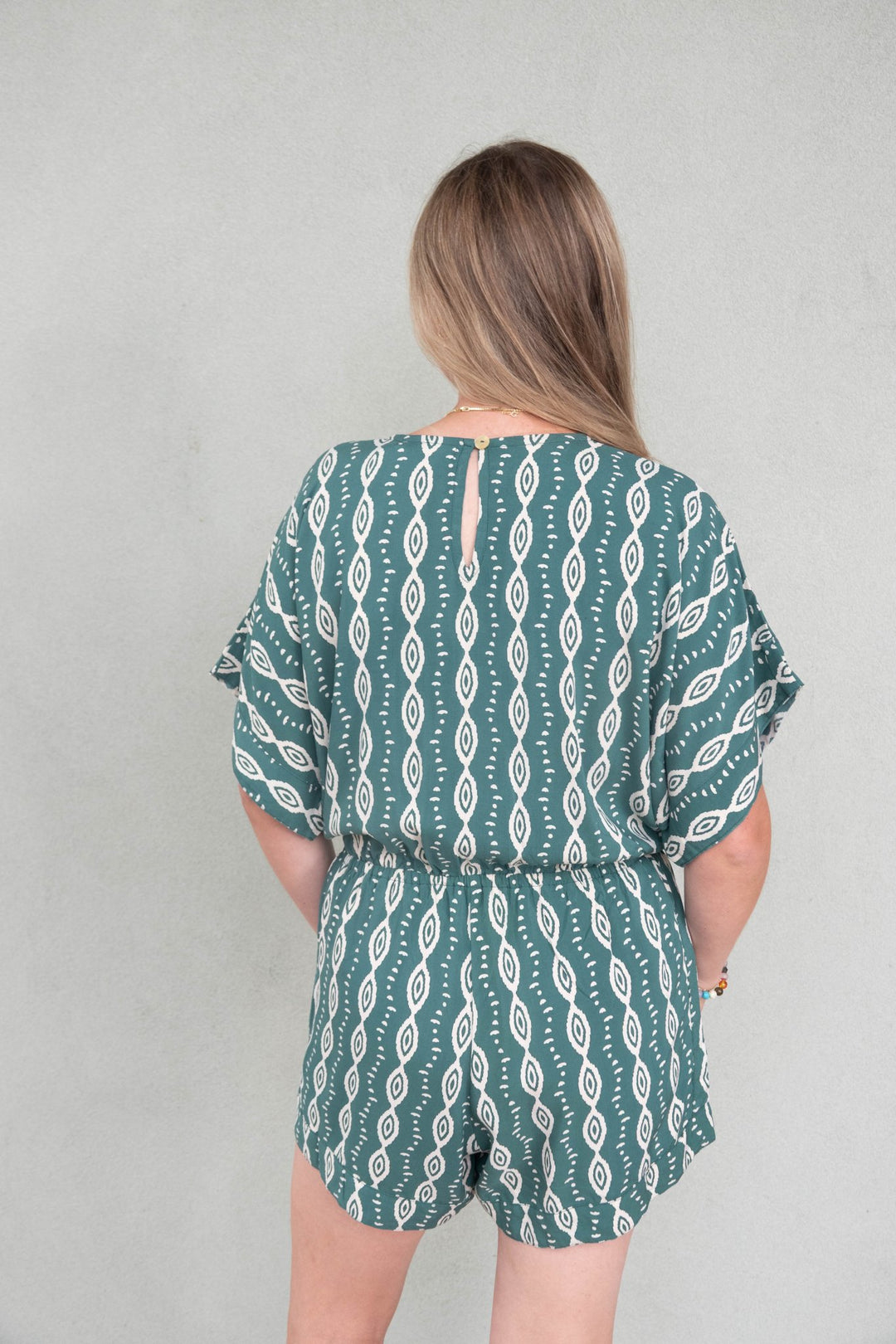 Wailea Romper - Axis Green - Jaffi&