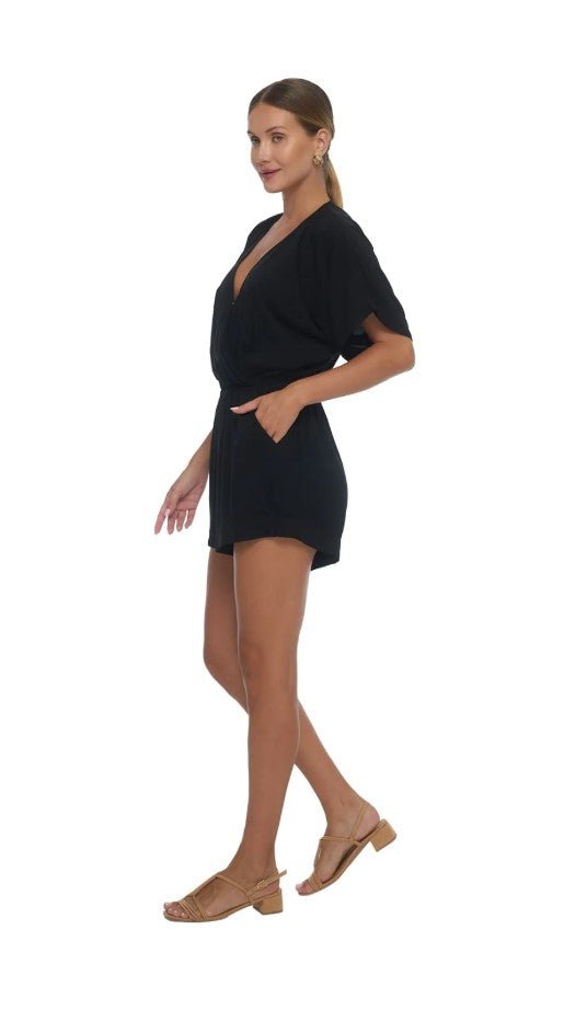 Wailea Romper - Black - Jaffi&