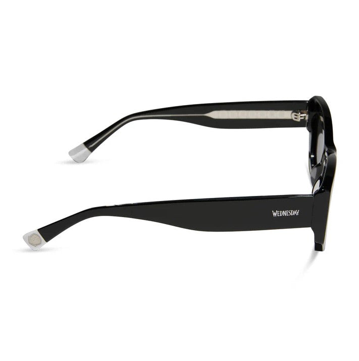 Wednesday Sunglasses - Black + Grey