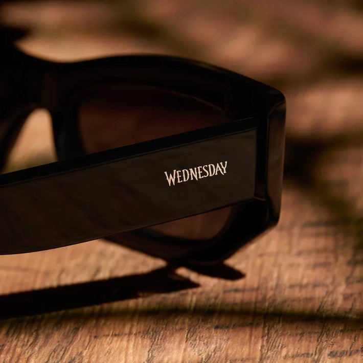 Wednesday Sunglasses - Black + Grey