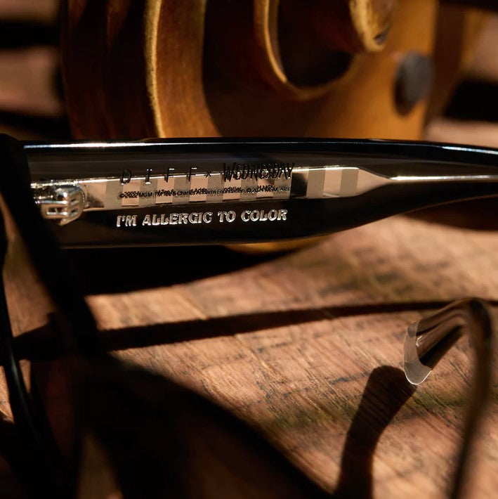 Wednesday Sunglasses - Black + Grey