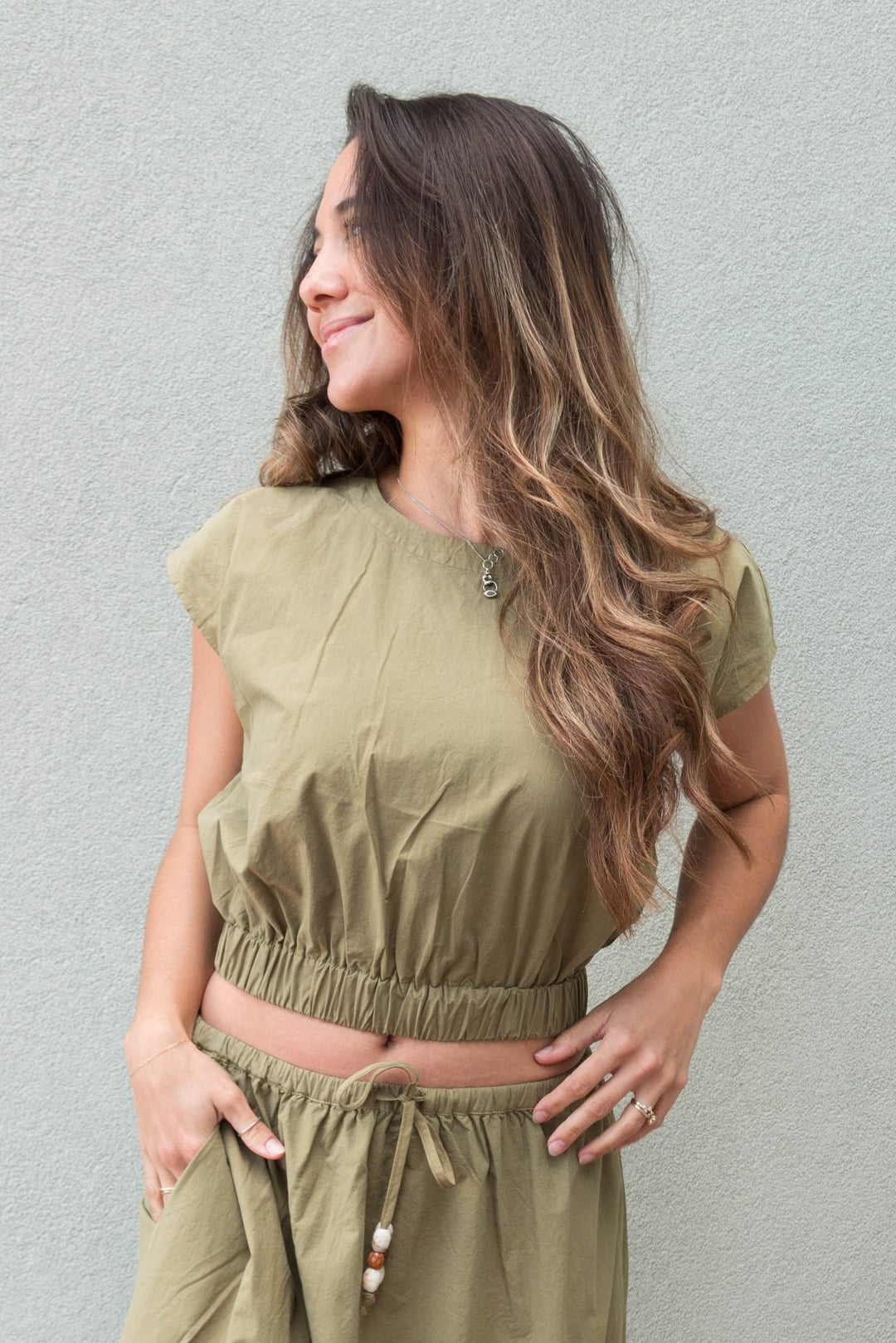 Wendy Top - Dark Olive - Jaffi's