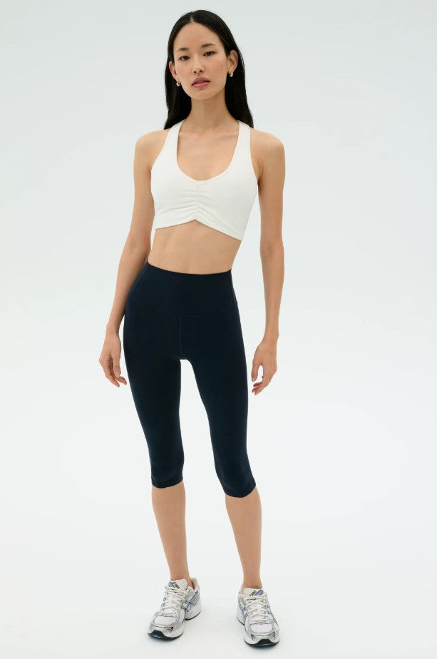 Airweight Bra with Ruching - White