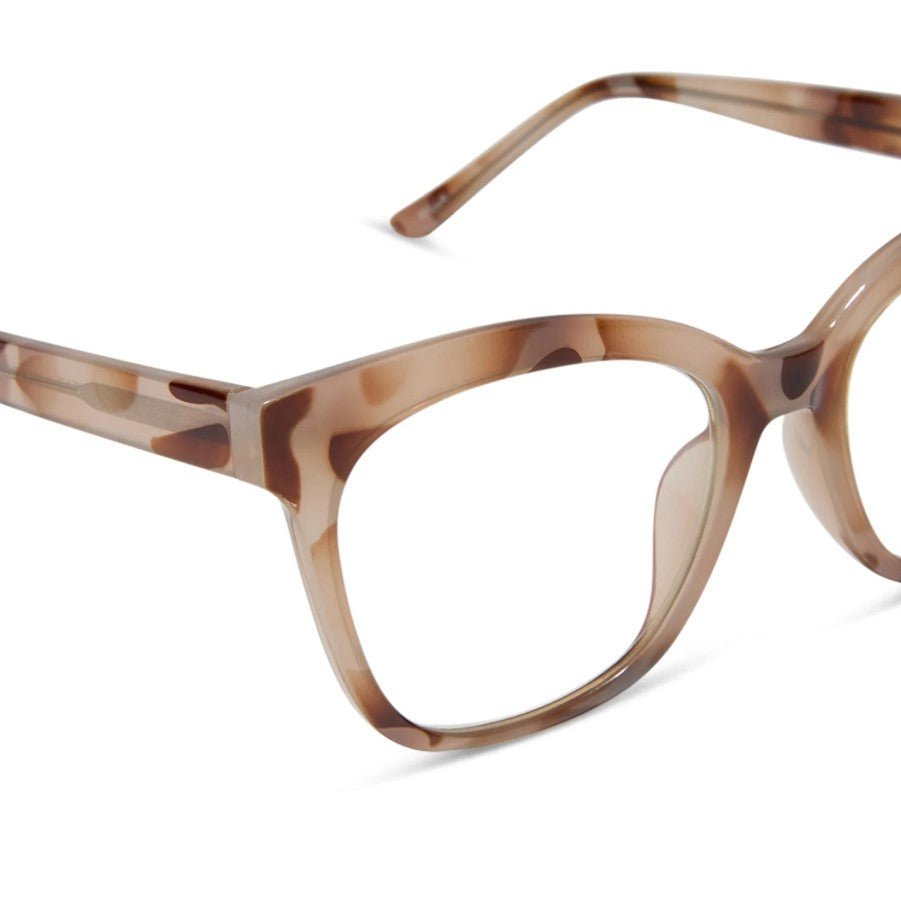 Willa Blue Light Readers - Cream Tortoise - Jaffi's