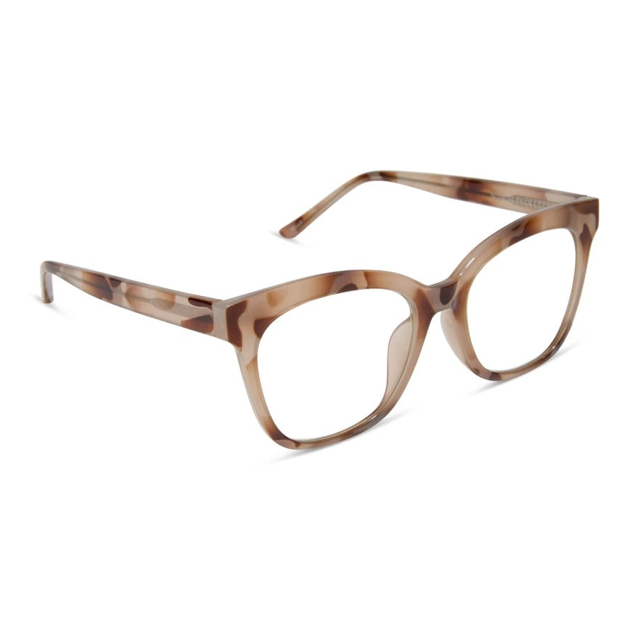 Willa Blue Light Readers - Cream Tortoise