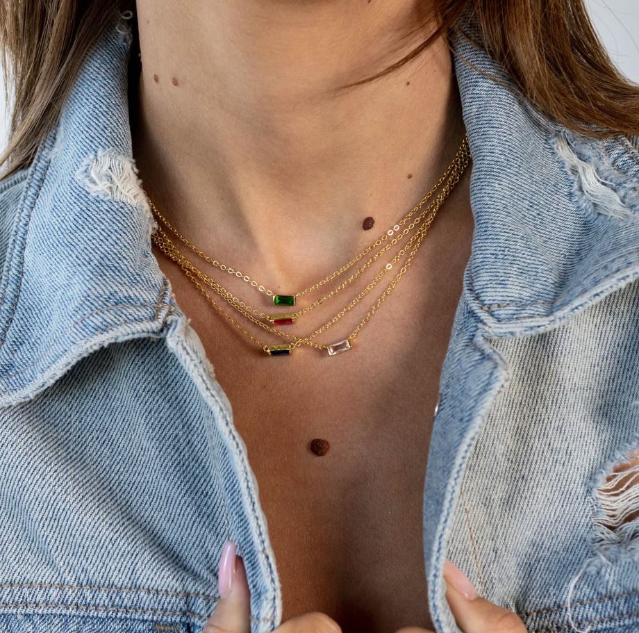 Willow Necklace Clear - Jaffi's