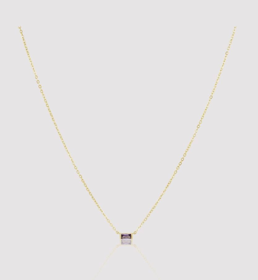 Willow Necklace Purple - Jaffi's