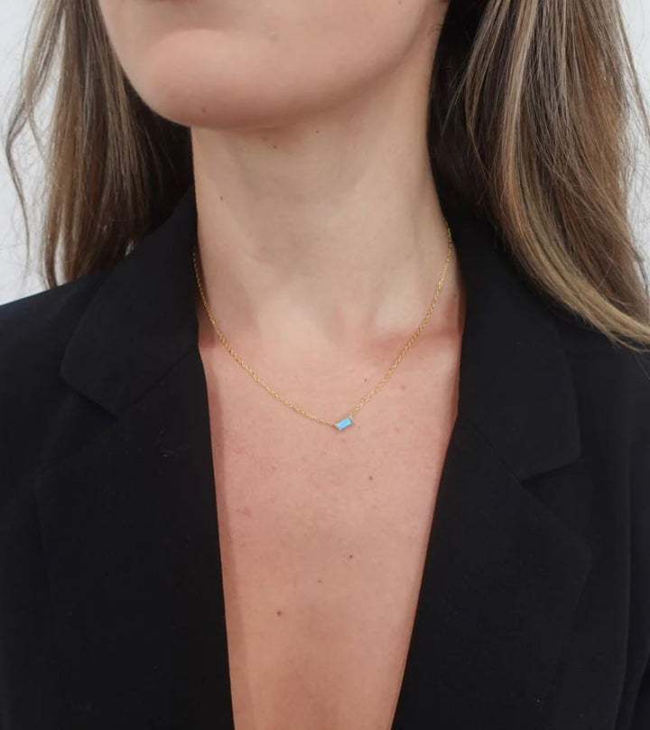 Willow Necklace Turquoise - Jaffi's