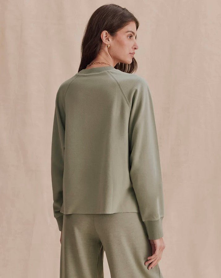 Winslow Raglan Top - Eucalyptus - Jaffi&