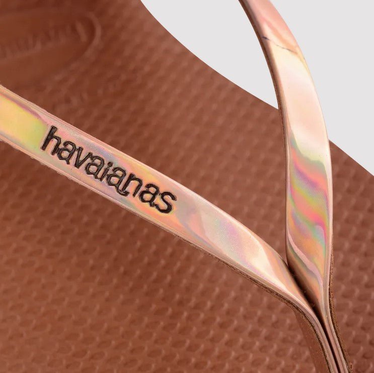 You Metallic Flip Flop - Rust - Jaffi's