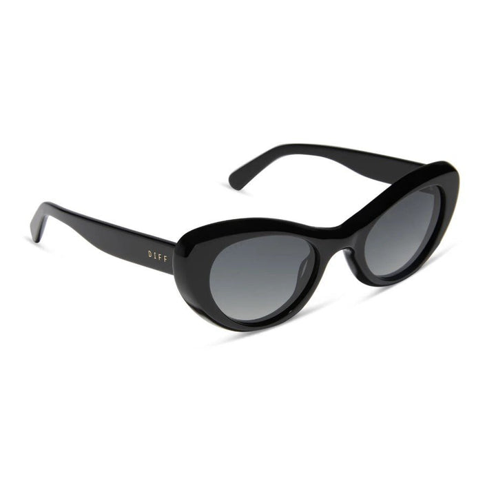 Zaria Sunglasses - Black + Grey Gradient Polarized - Jaffi&