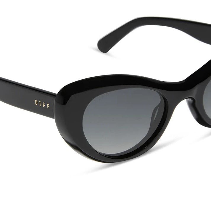 Zaria Sunglasses - Black + Grey Gradient Polarized - Jaffi&