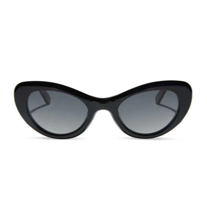 Zaria Sunglasses - Black + Grey Gradient Polarized - Jaffi's