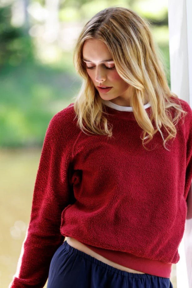 Ziggy Inside Out Sweatshirt - Ruby Red - Jaffi&